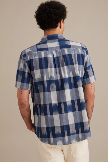PLAID IKAT SHORT SLEEVE SHIRT, image 4