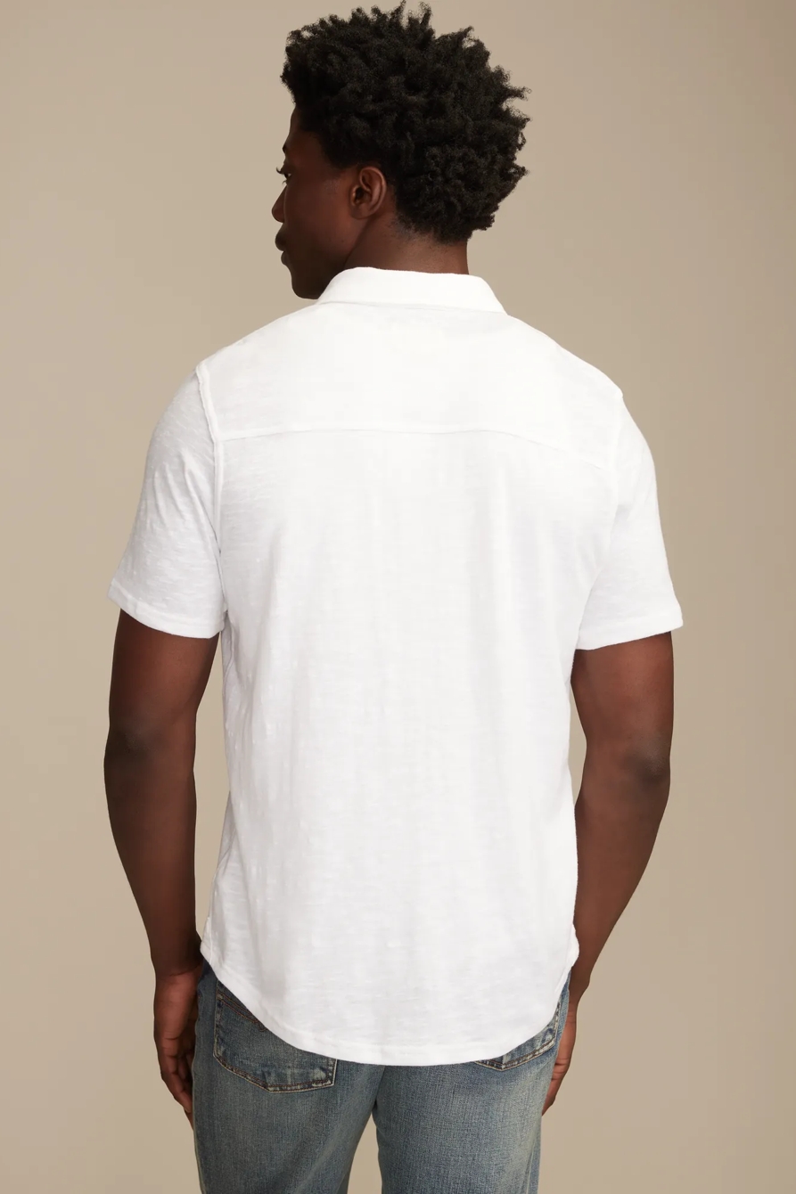 LINEN SHORT SLEEVE BUTTON UP SHIRT, image 5