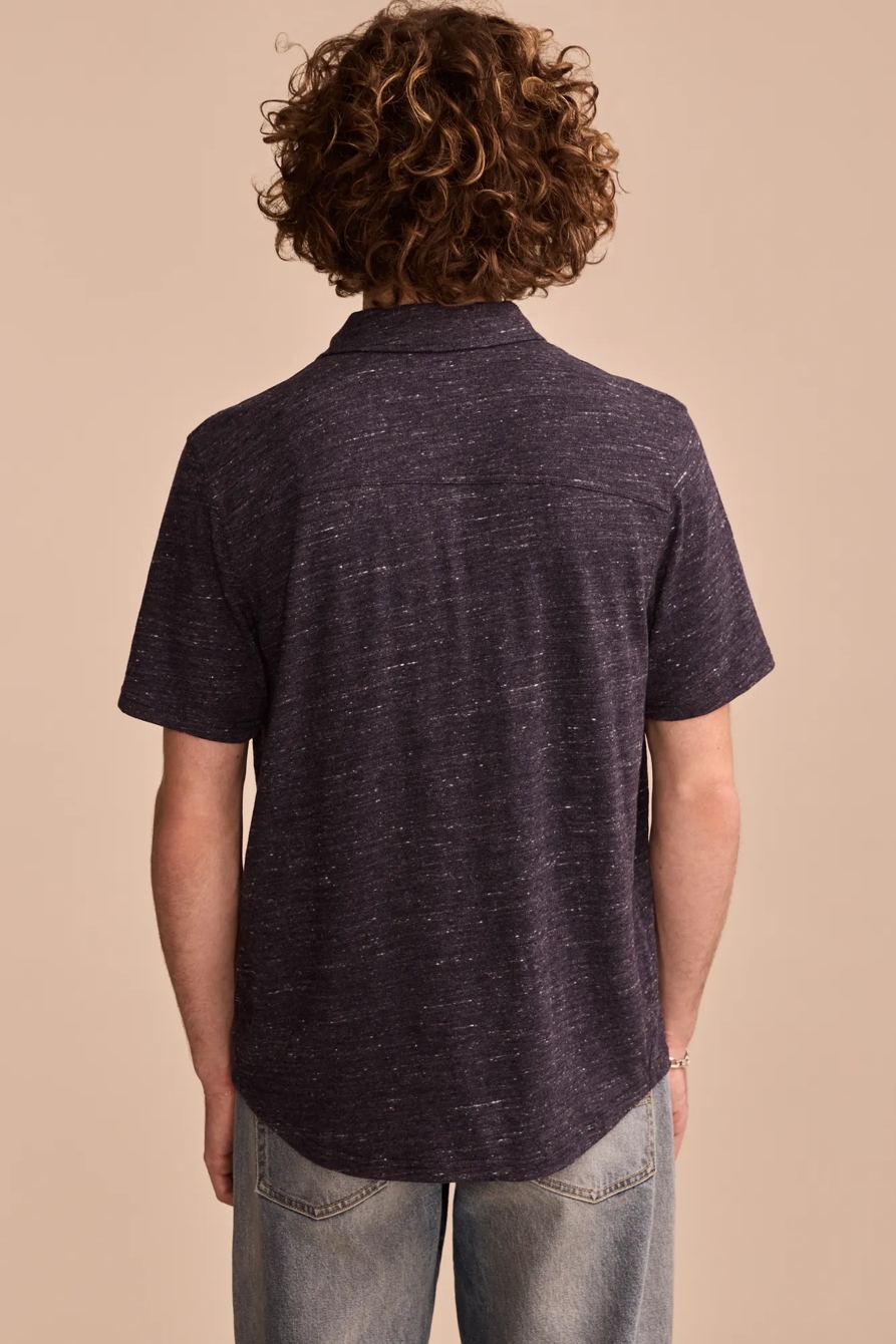 LINEN SHORT SLEEVE BUTTON UP SHIRT, image 5