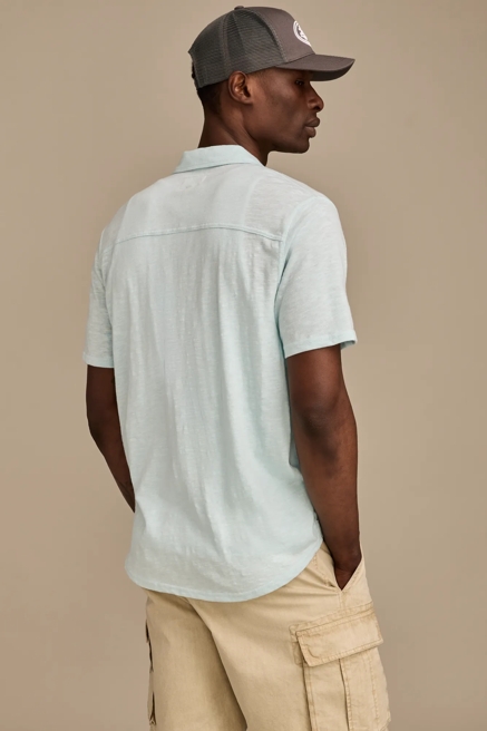 LINEN SHORT SLEEVE BUTTON UP SHIRT, image 3