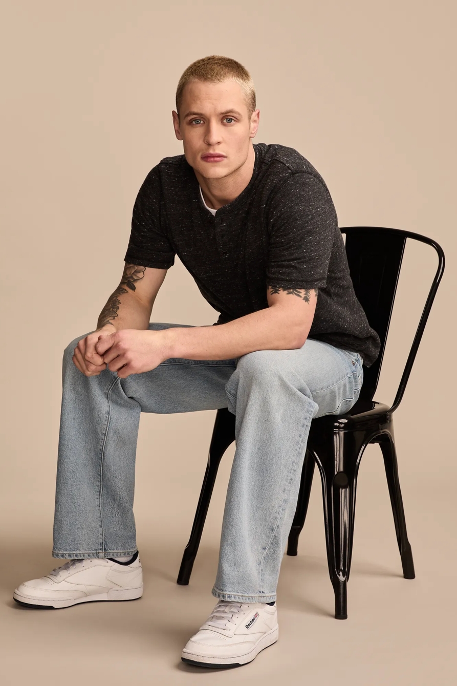 LINEN SHORT SLEEVE HENLEY, image 5