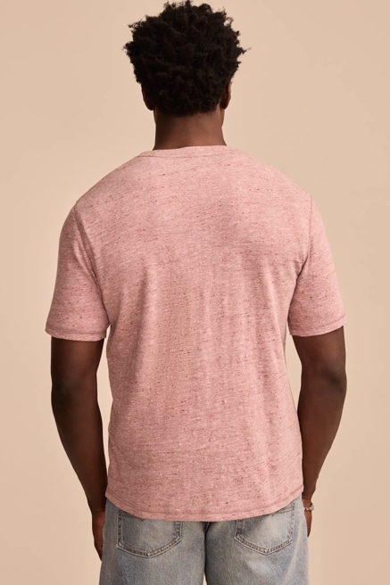 LINEN SHORT SLEEVE HENLEY, image 4