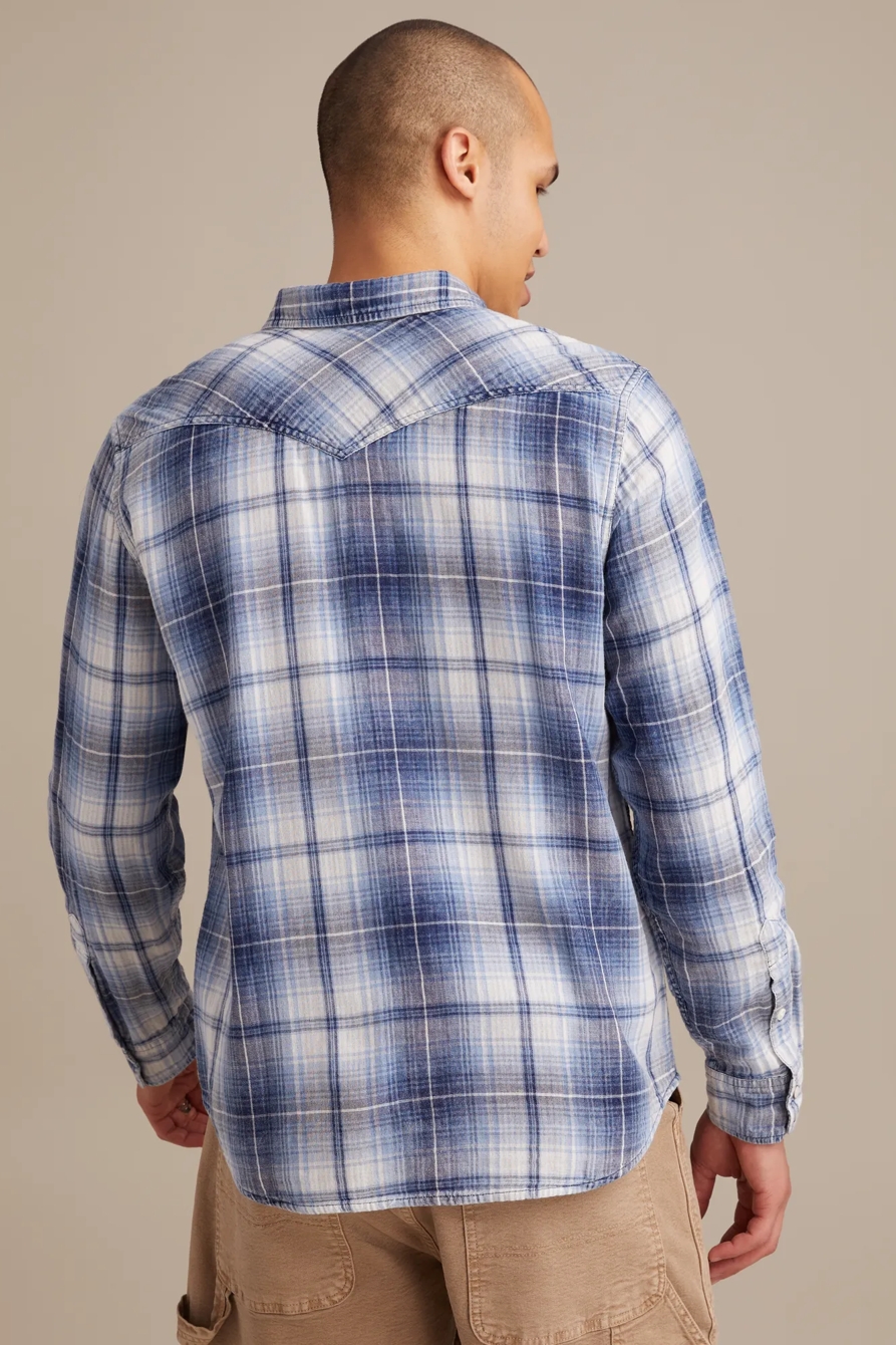 DOUBLE GAUZE LONG SLEEVE MASA WESTERN SHIRT, image 4