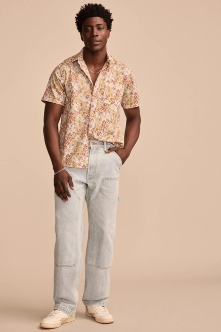 SHORT SLEEVE PRINTED 1 POCKET SHIRT, image 2