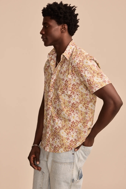 SHORT SLEEVE PRINTED 1 POCKET SHIRT, image 4