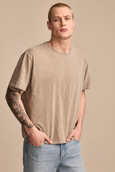 WEEKEND JERSEY RELAXED CREW TEE, image 1