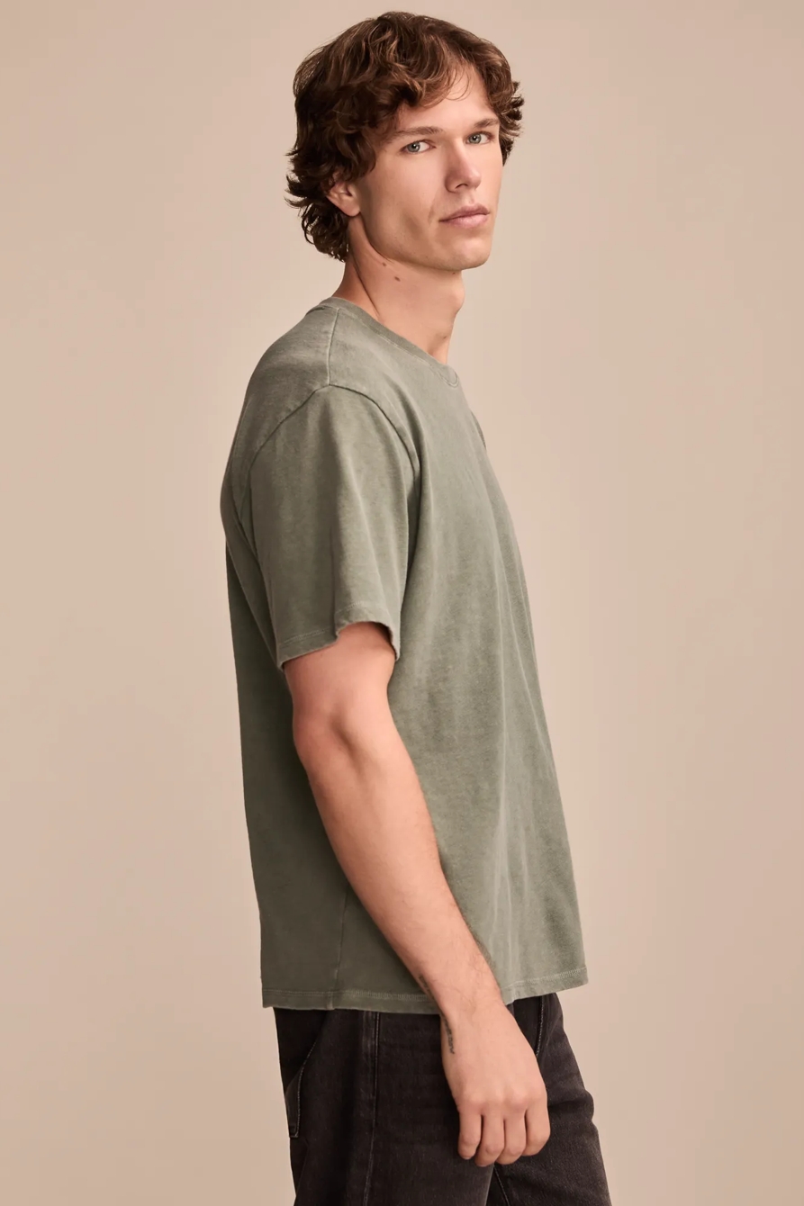 WEEKEND JERSEY RELAXED CREW TEE, image 3