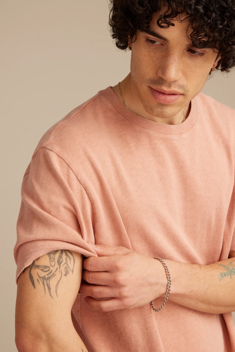 WEEKEND JERSEY RELAXED CREW TEE, image 2