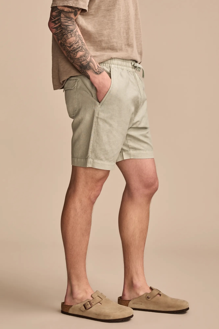 7 INCH LINEN PULL ON SHORT, image 4