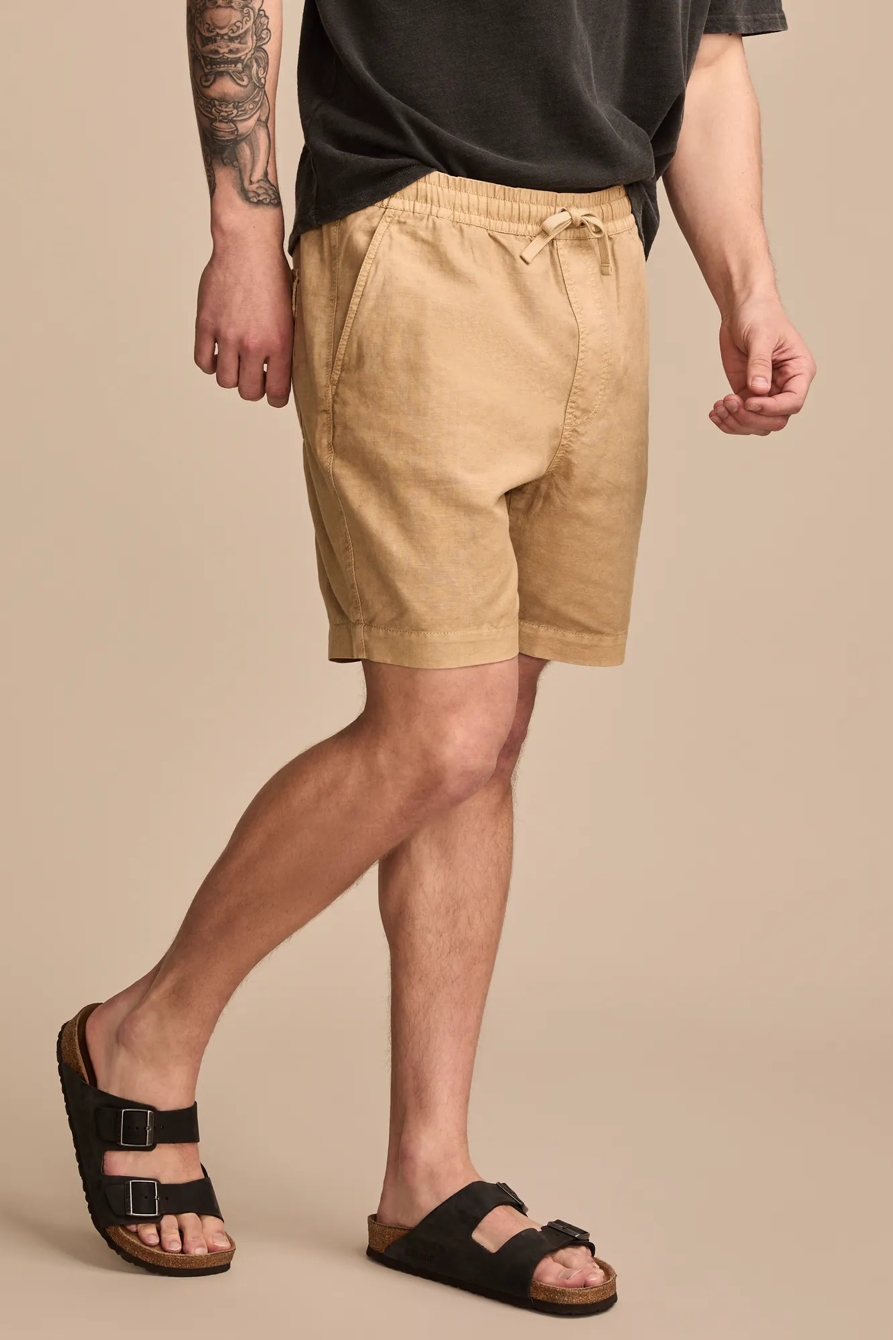 7 INCH LINEN PULL ON SHORT, image 4