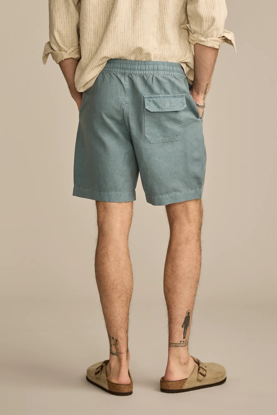 7 INCH LINEN PULL ON SHORT, image 5