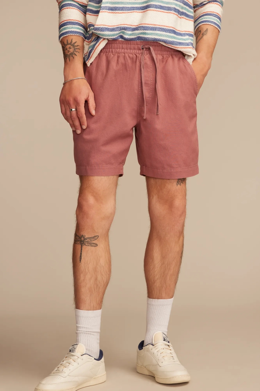7 INCH LINEN PULL ON SHORT, image 2