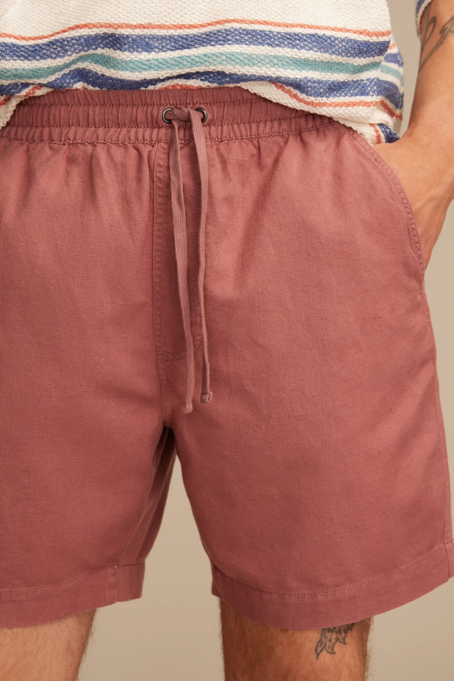 7 INCH LINEN PULL ON SHORT, image 3