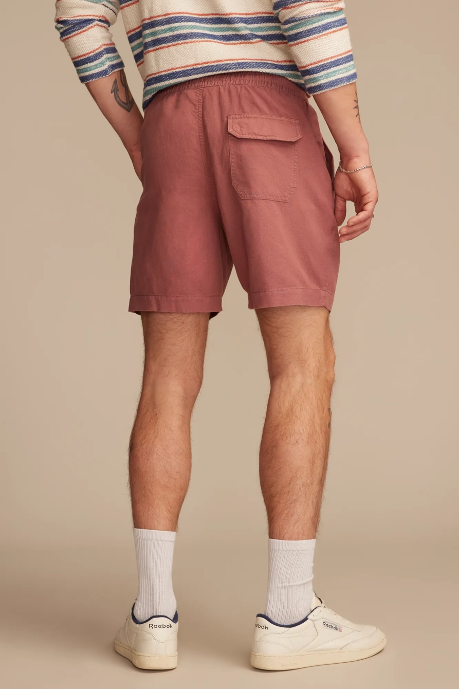 7 INCH LINEN PULL ON SHORT, image 5