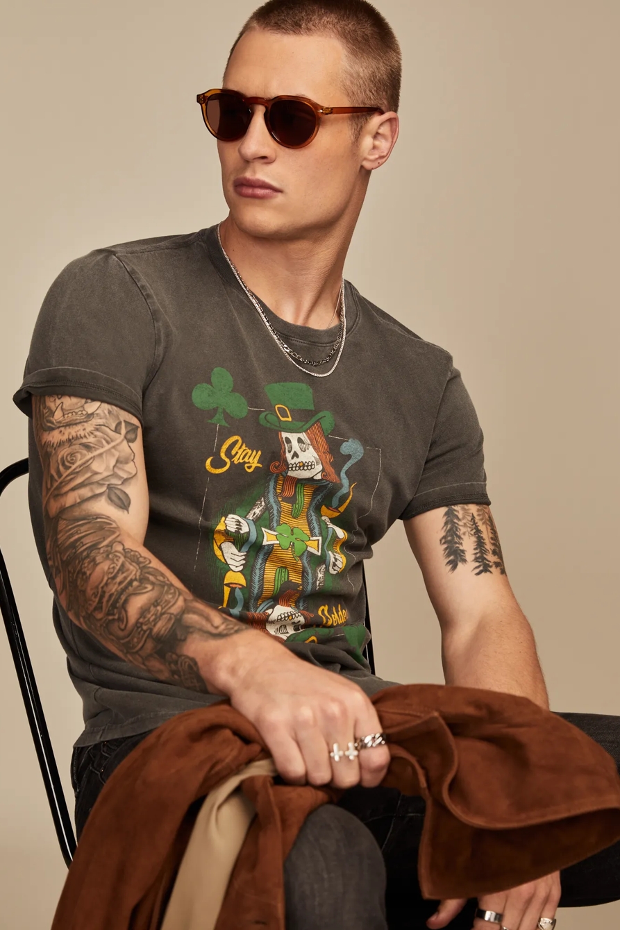 STAY GOLD CARD TEE, image 5