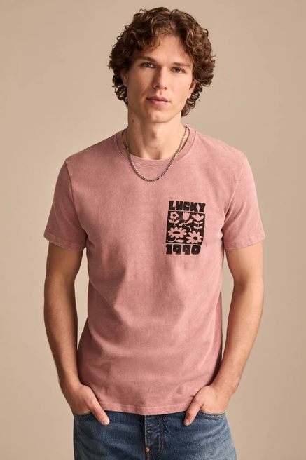 PEACE OUT FLOWERS TEE, image 2