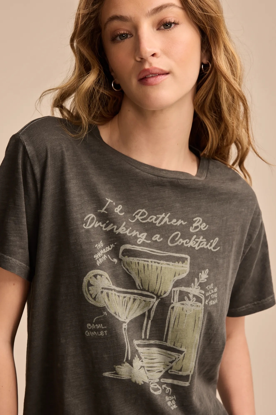 RATHER BE DRINKING BOYFRIEND TEE, image 2