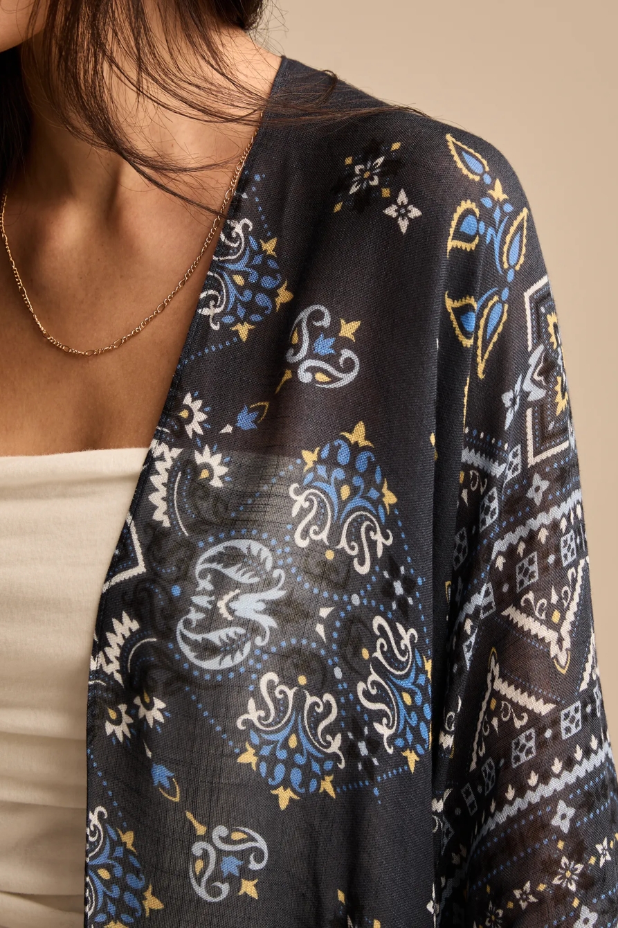 EASY PRINTED KIMONO, image 3