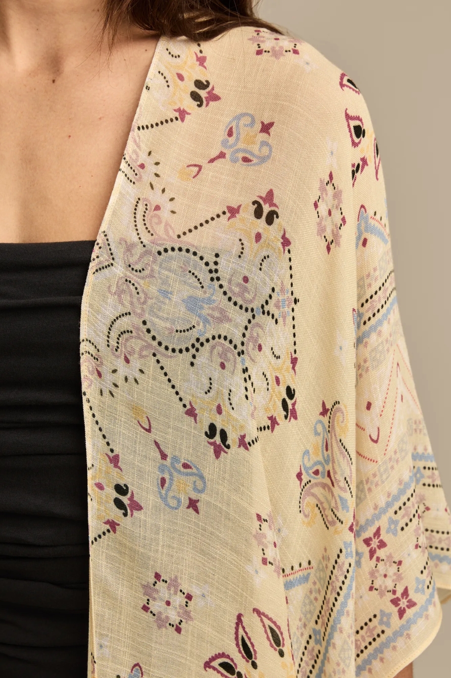 EASY PRINTED KIMONO, image 3