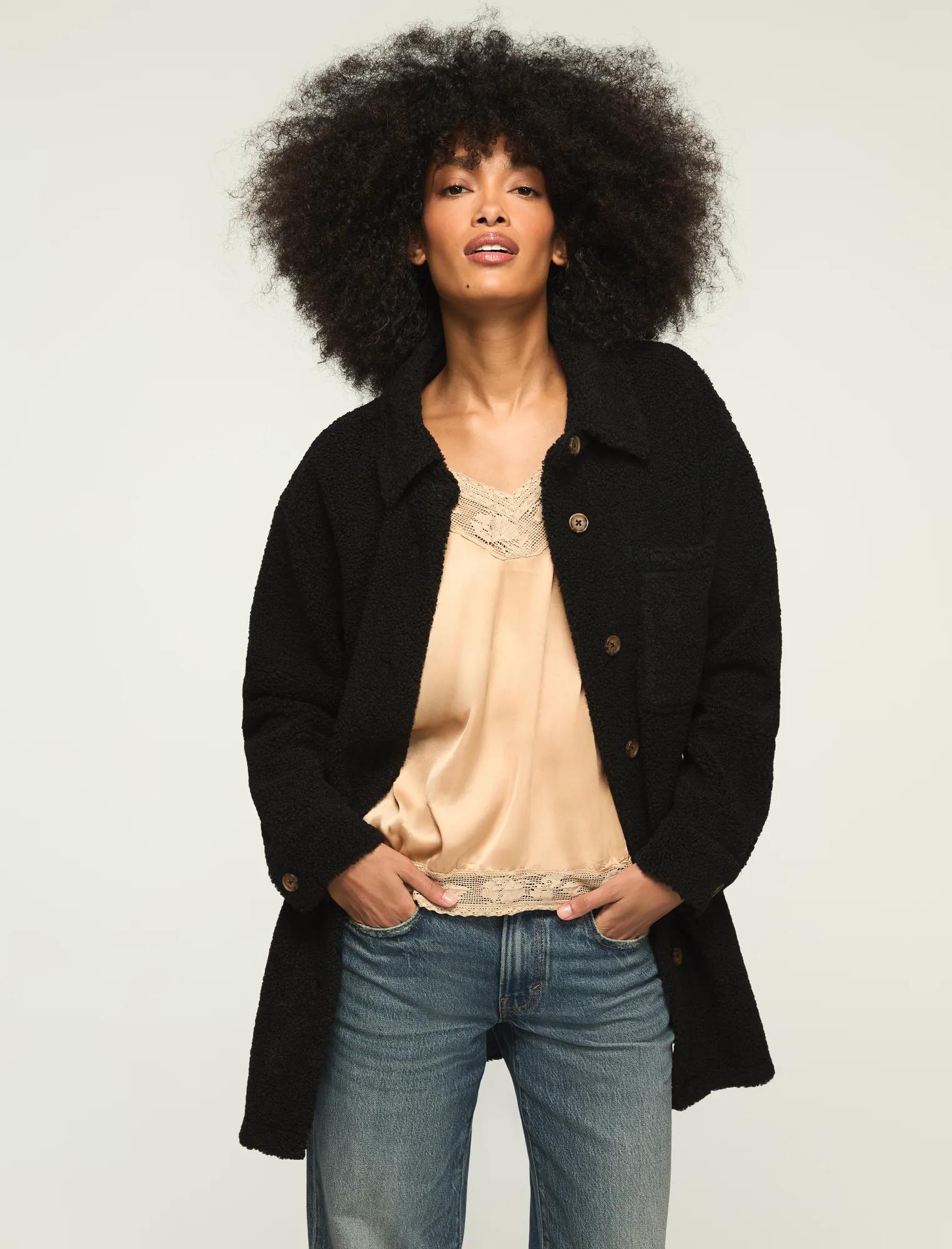 oversized shirt jacket