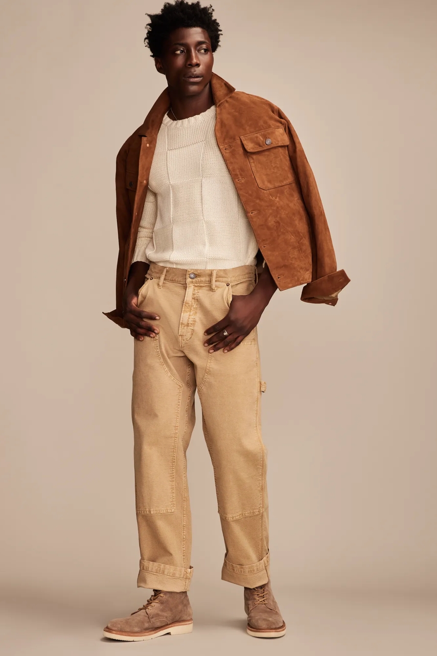 CHECK STITCH CREW NECK SWEATER, image 2