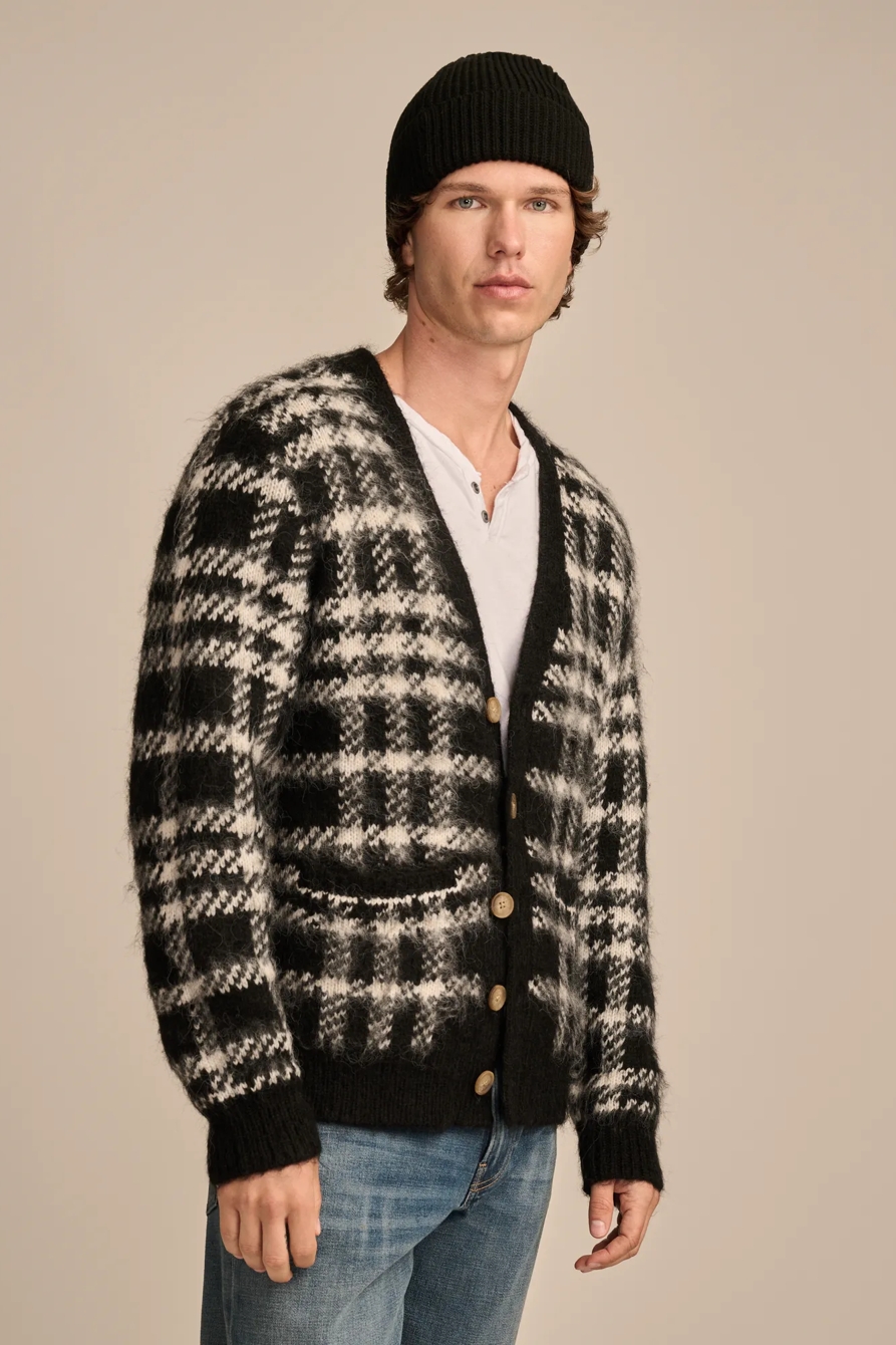 JACQUARD BRUSHED CARDIGAN, image 3