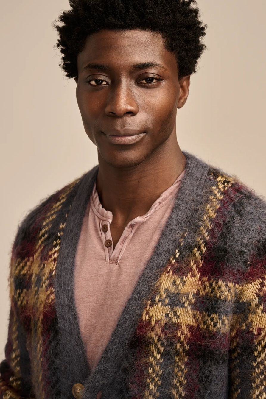 JACQUARD BRUSHED CARDIGAN, image 3