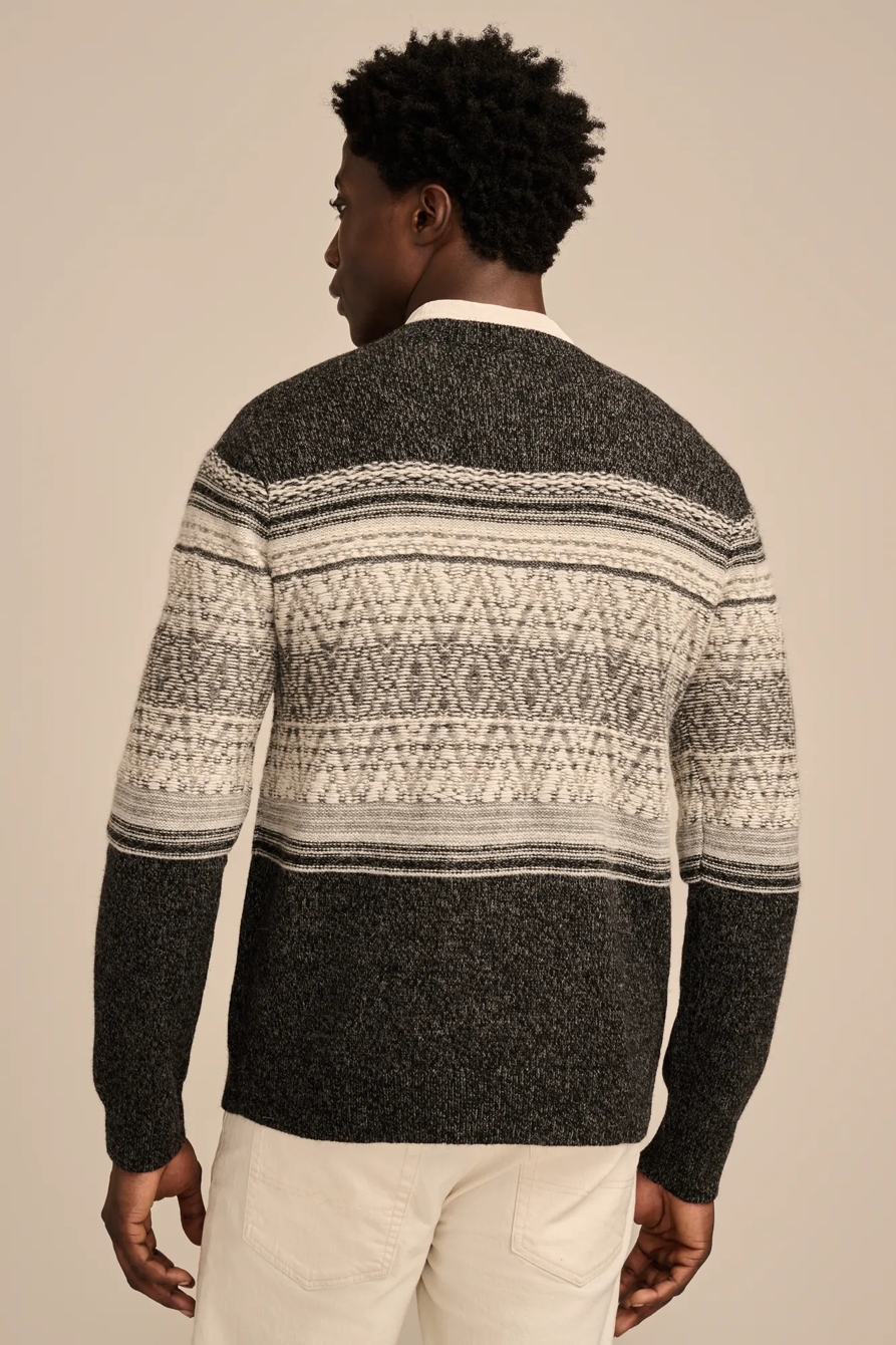 INTARSIA CREW NECK SWEATER, image 4