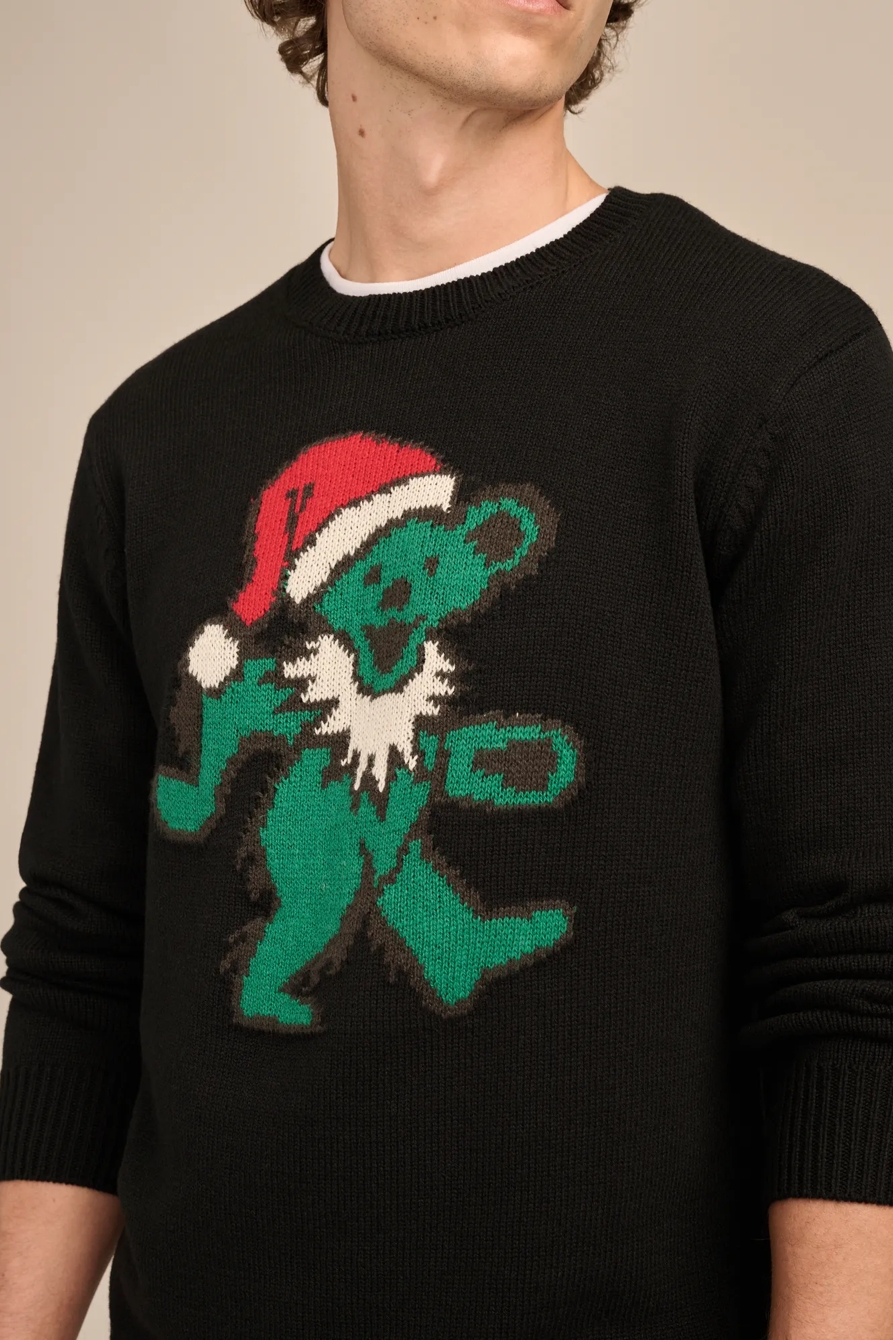 GRATEFUL DEAD DANCING BEAR CREW NECK SWEATER, image 2