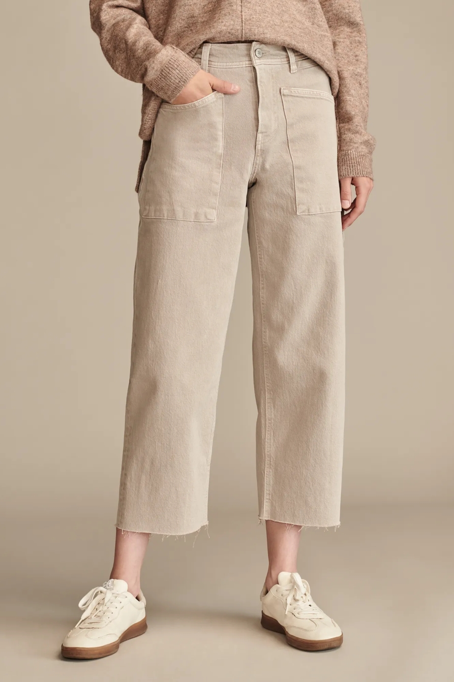 LUCKY LEGEND PATCH POCKET HIGH RISE WIDE LEG, image 2