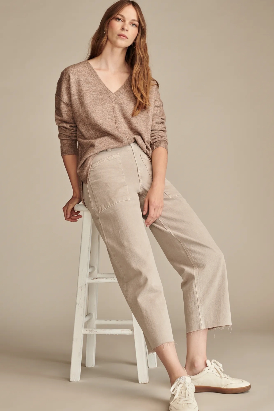 LUCKY LEGEND PATCH POCKET HIGH RISE WIDE LEG, image 6