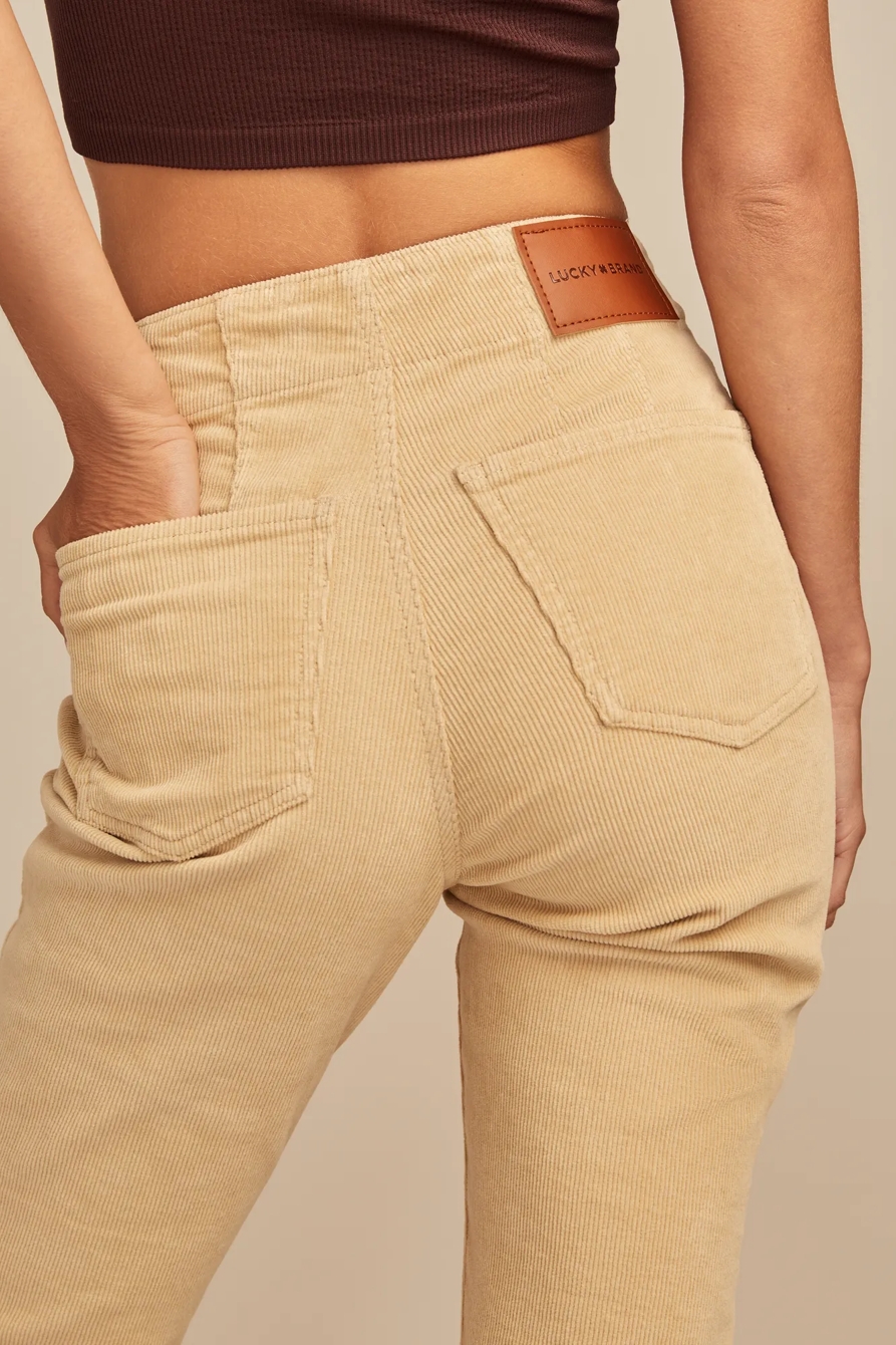 HIGH RISE SEAMED CORDUROY STEVIE FLARE, image 6