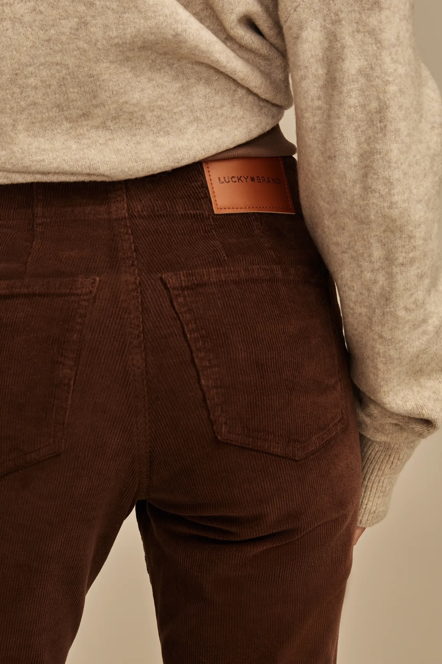 HIGH RISE SEAMED CORDUROY STEVIE FLARE, image 5
