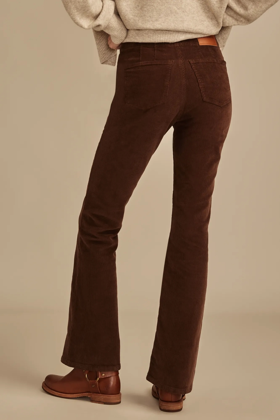 HIGH RISE SEAMED CORDUROY STEVIE FLARE, image 6