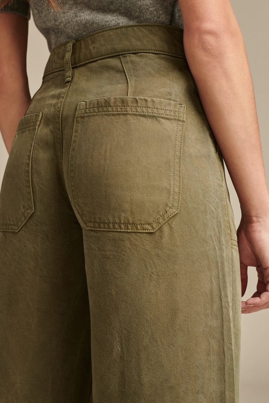 WIDE LEG LIQUID DENIM LUXE UTILITY PANT, image 7