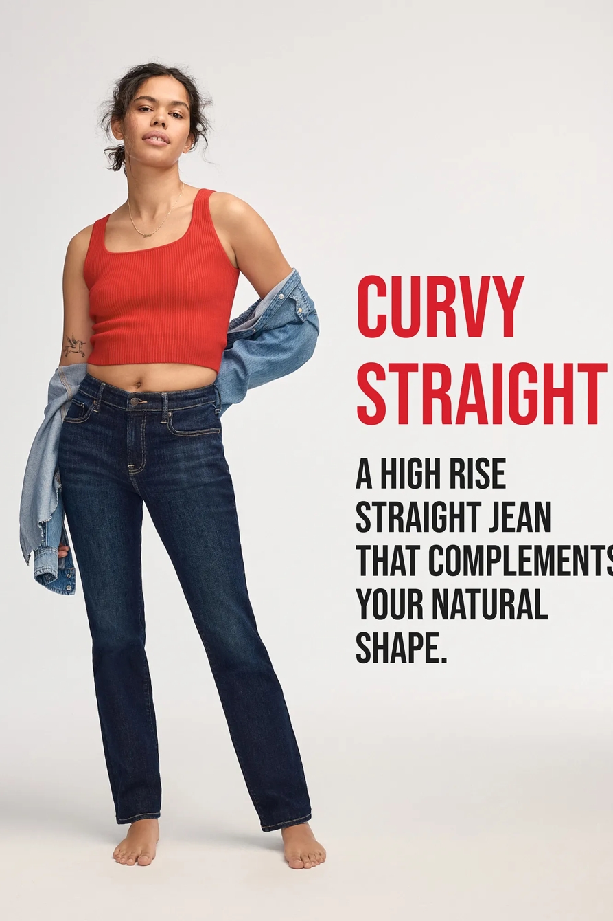 HIGH RISE CURVY STRAIGHT, image 9