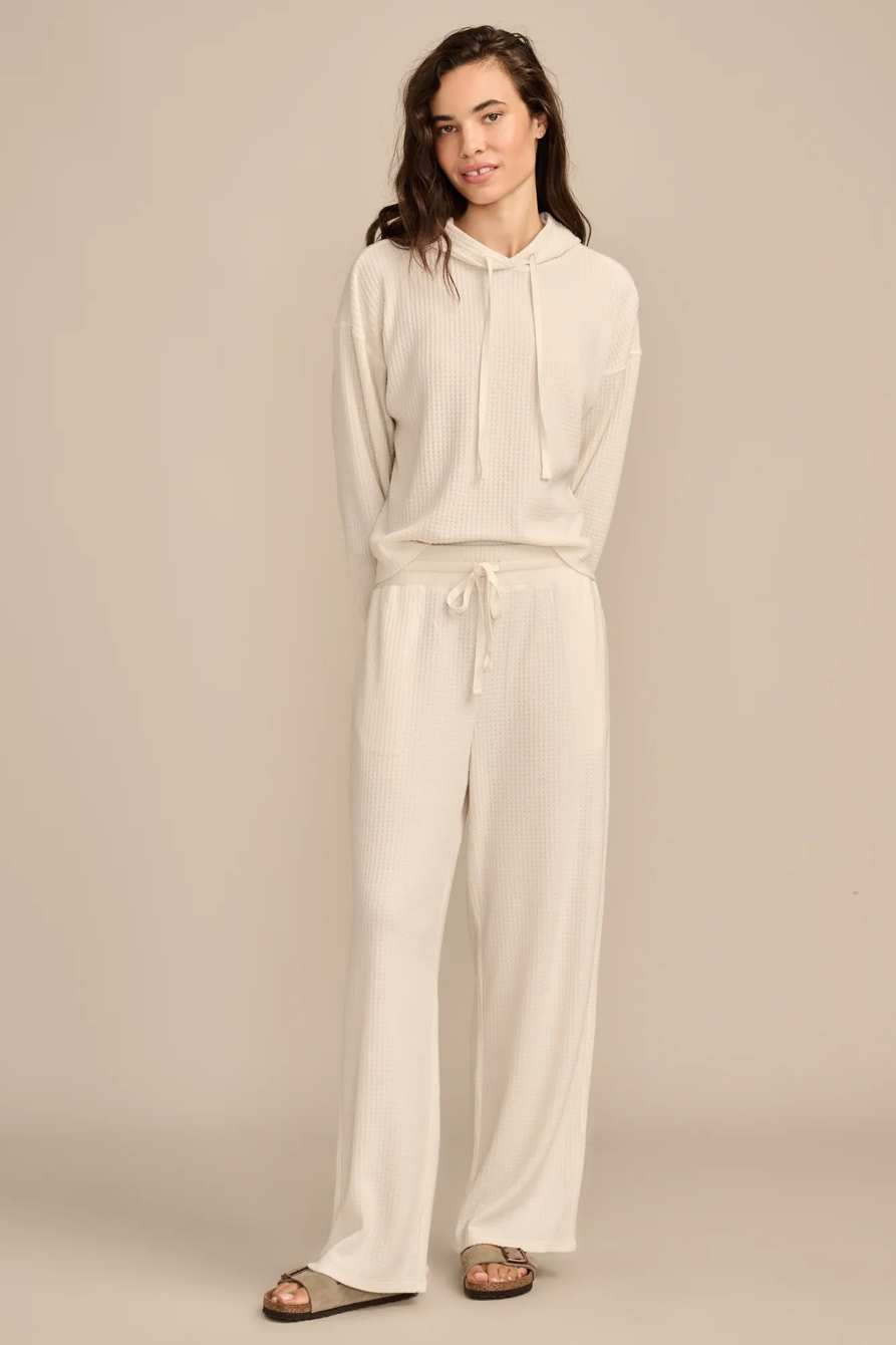 CLOUD WAFFLE WIDE LEG PANT, image 3