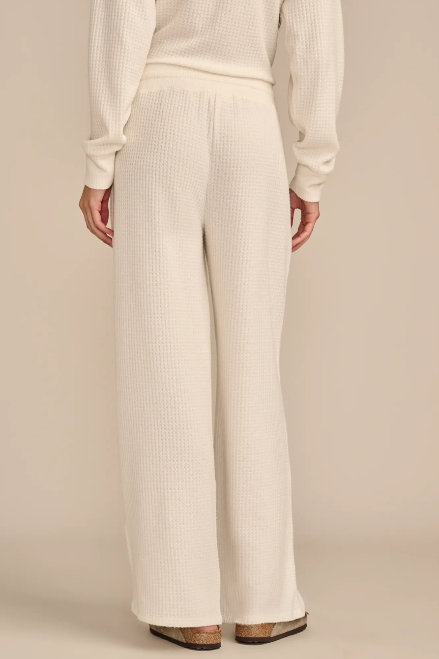 CLOUD WAFFLE WIDE LEG PANT, image 4