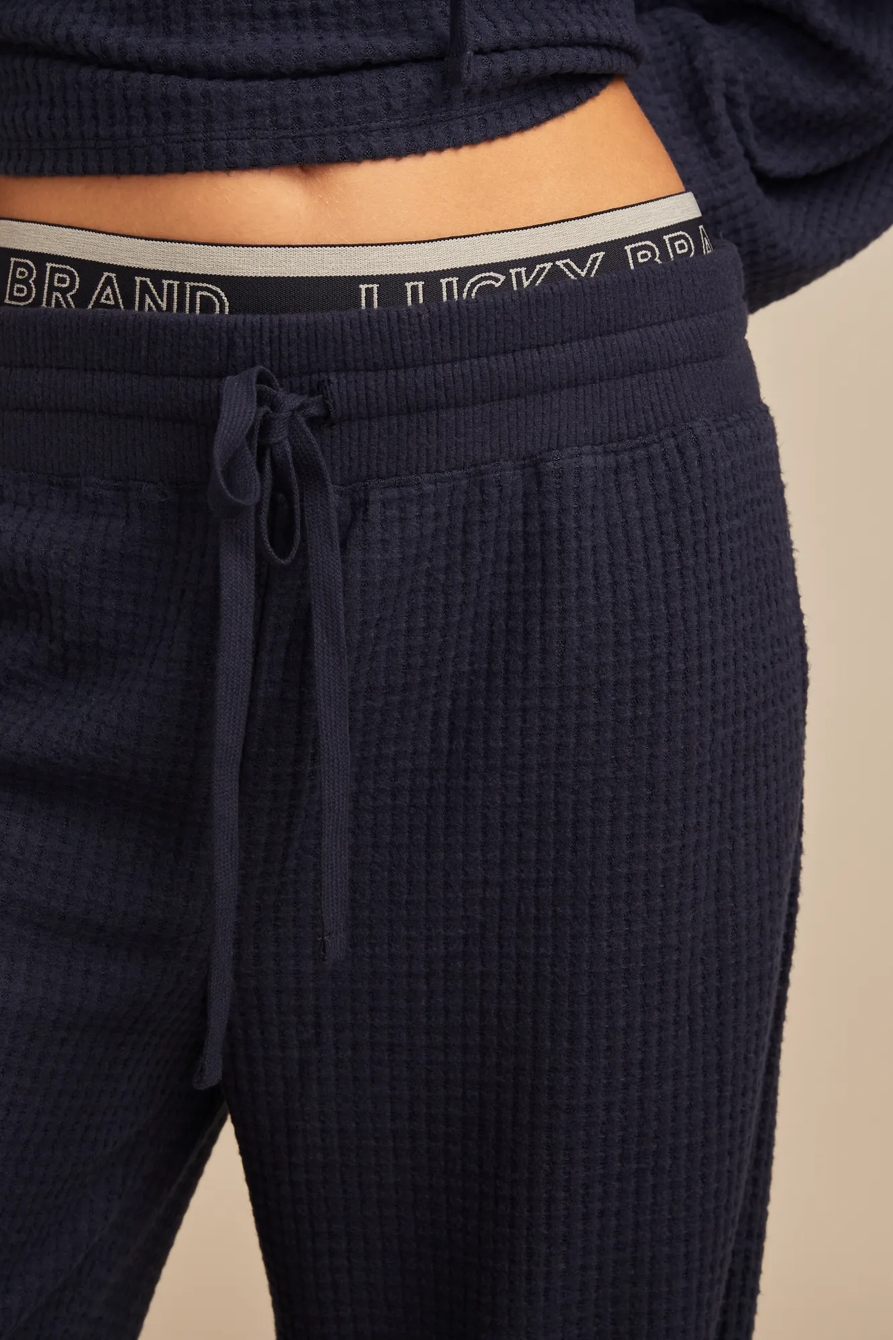 CLOUD WAFFLE WIDE LEG PANT, image 4
