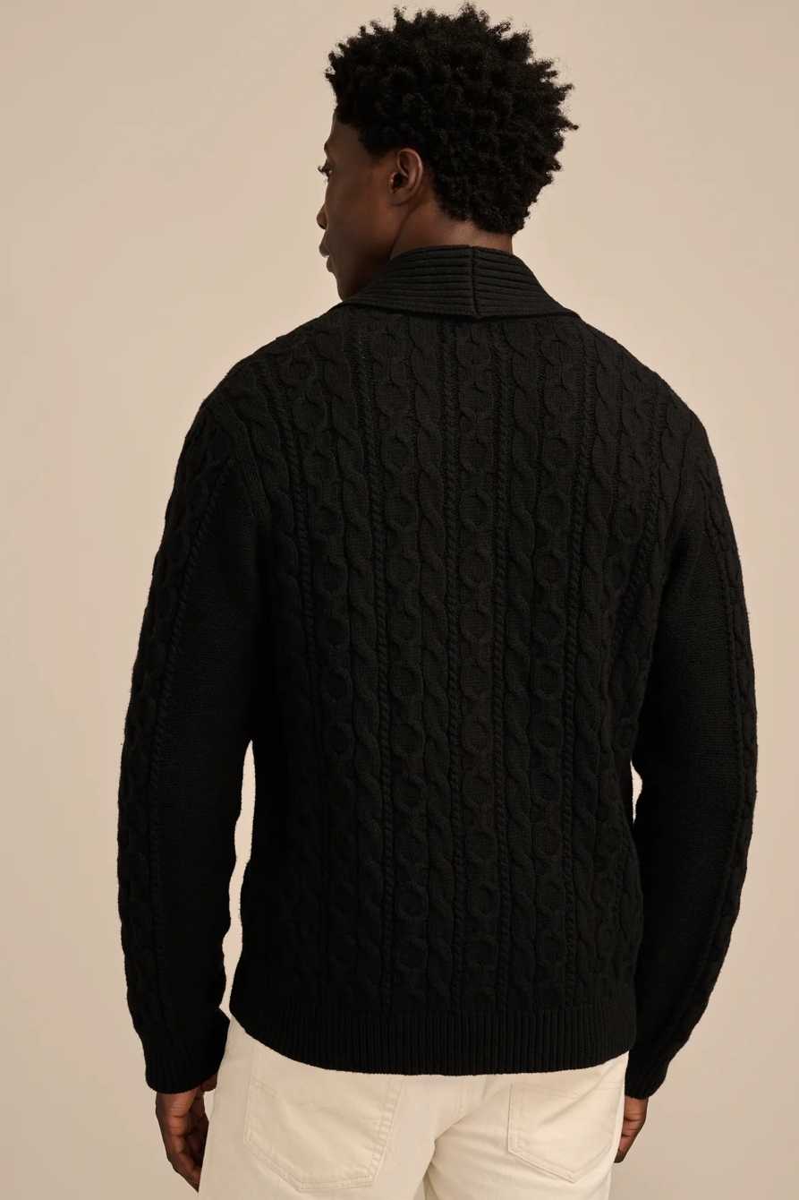 CABLE SHAWL CARDIGAN, image 5
