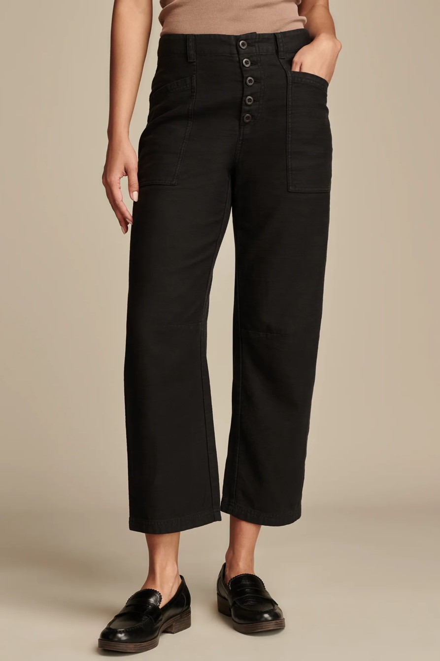 BUTTON FRONT UTILITY PANT, image 2