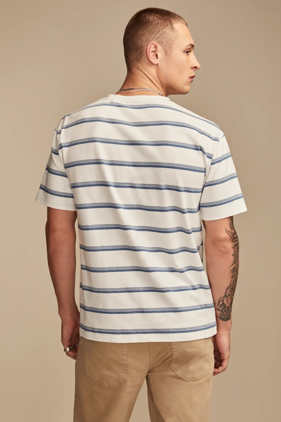 INDIGO STRIPE TEE, image 4