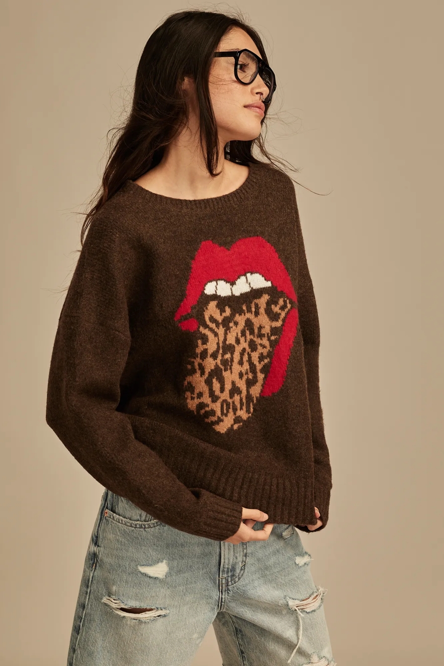 CLOUD SOFT ROLLING STONES PULLOVER SWEATER, image 3