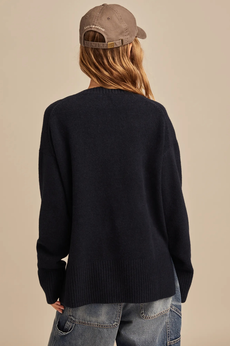 CLOUDSOFT V NECK SWEATER, image 6