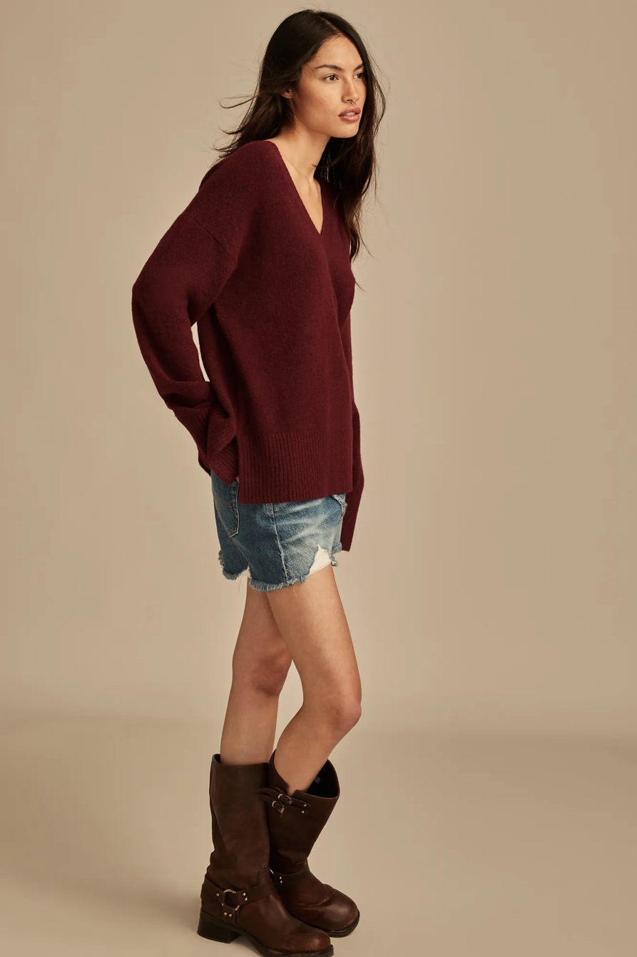 CLOUDSOFT V NECK SWEATER, image 5