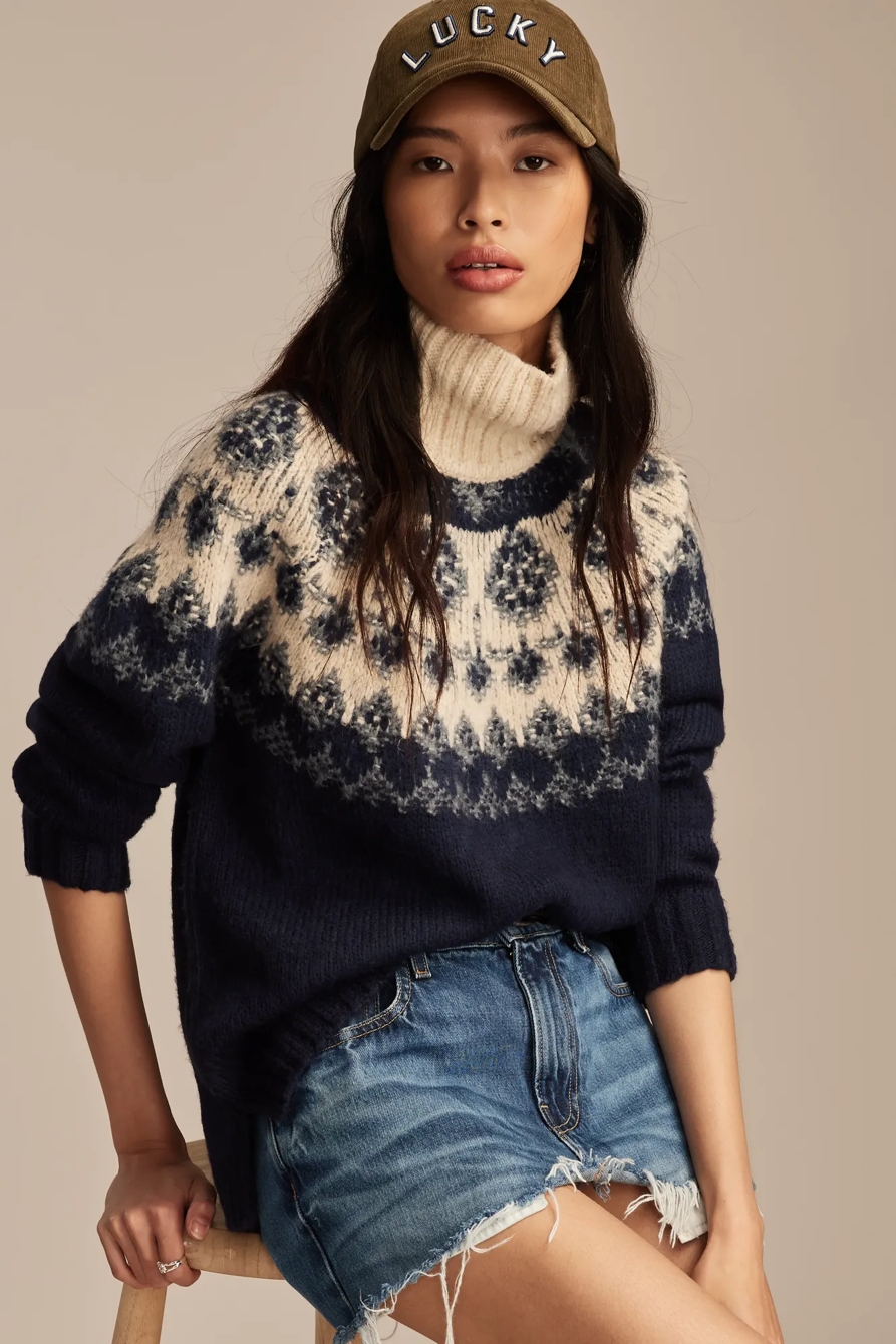 FAIRISLE TURTLENECK SWEATER, image 6