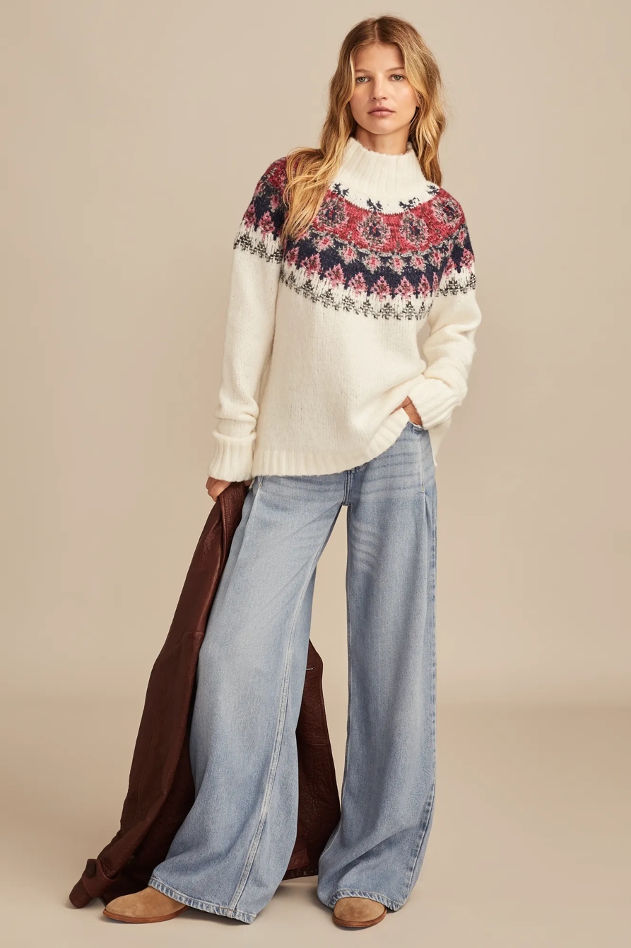 FAIRISLE TURTLENECK SWEATER, image 4