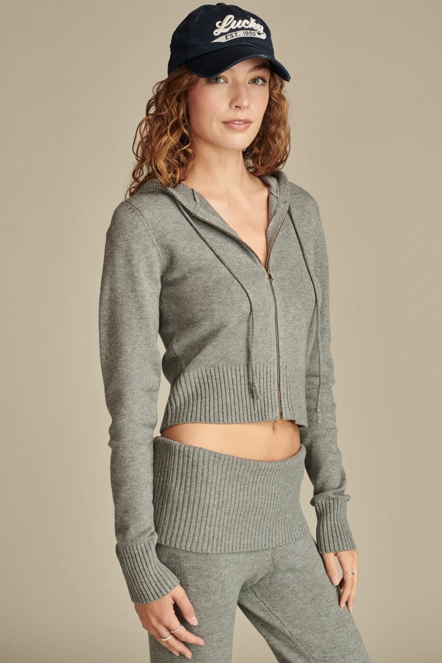 SWEATER ZIP UP HOODIE, image 3