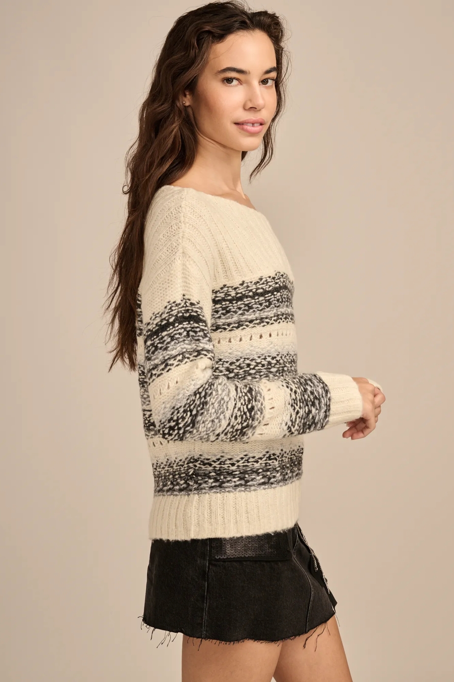 CLOUDSOFT FAIRISLE BOATNECK SWEATER, image 4