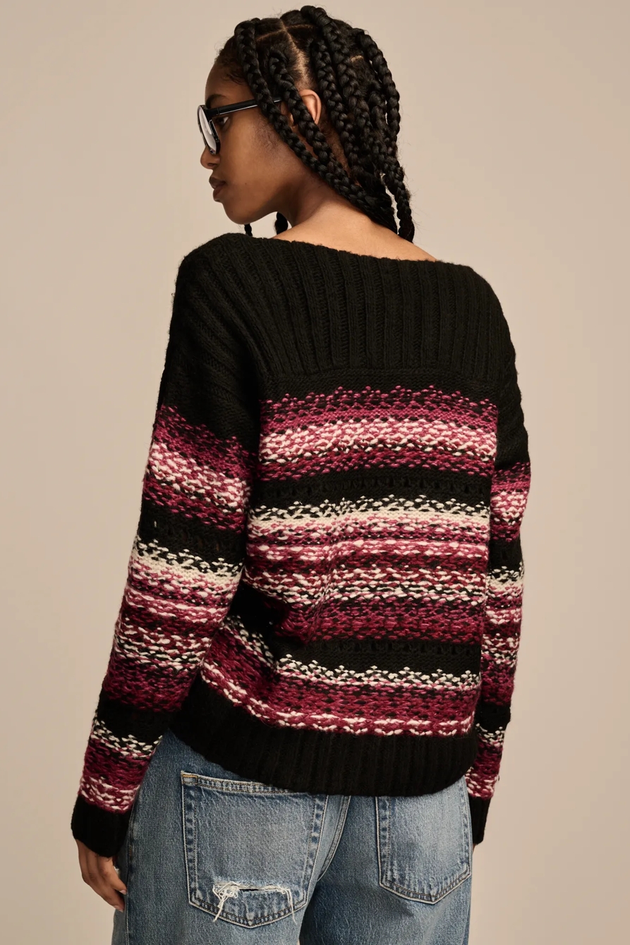 CLOUDSOFT FAIRISLE BOATNECK SWEATER, image 4